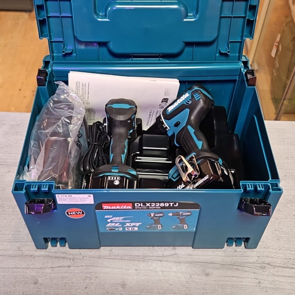 Makita DLX2289TJ Combiset DDF485 + DTD153 | Nieuw, Makita, Nieuw, Support@makita.com, Makita Corporation, 3-11-8, Sumiyoshi-cho, 
Anjo, Aichi 446-8502
Japan