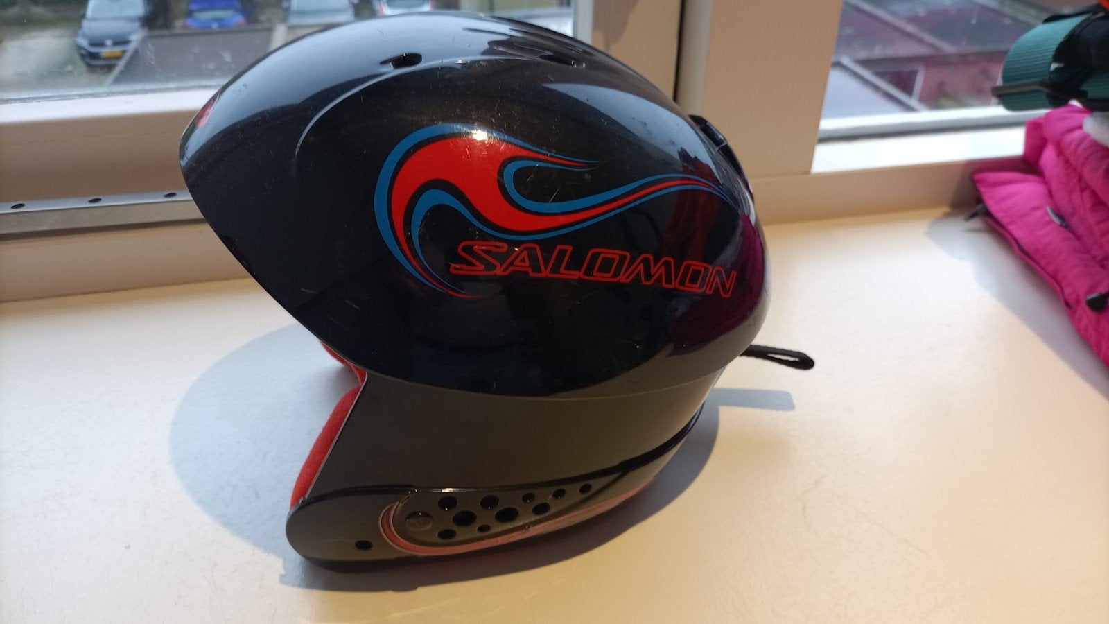 kinderskihelm skihelm maat s salomon, Sport en Fitness, Ophalen of Verzenden, Minder dan 100 cm, Overige typen, Overige merken