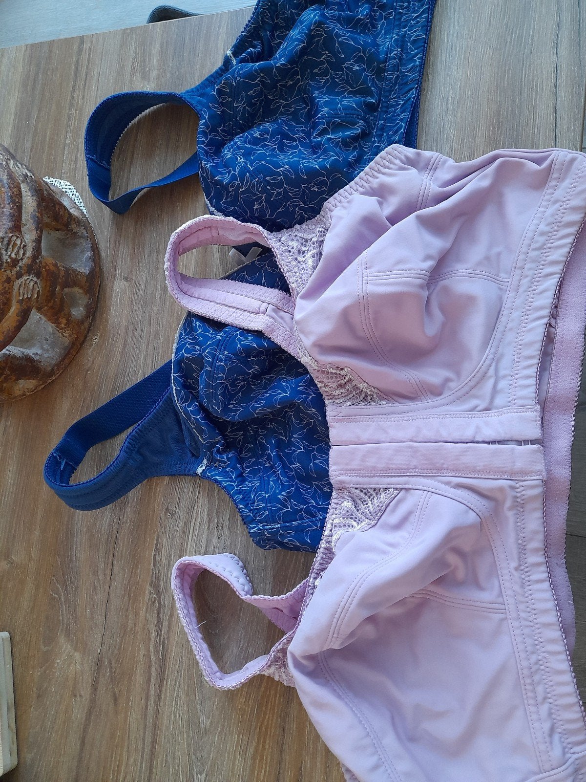 2 Ulla Popken BH's - Blauw en Lila, Ulla Popken, Ophalen of Verzenden, Meerkleurig, BH