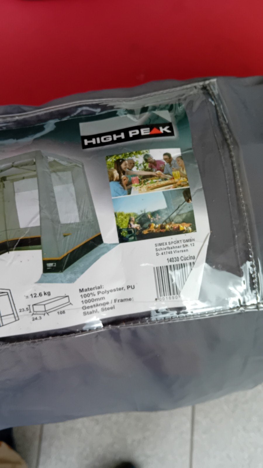 tent schuurtent Campingkeuken Tent - Bustent, Ophalen of Verzenden, Zo goed als nieuw, Tot en met 2