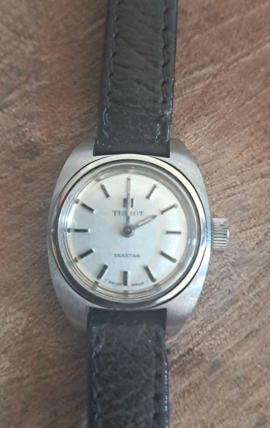 Tissot Seastar Dames Opwindbaar Horloge, Overige merken, Staal, Polshorloge, Ophalen of Verzenden