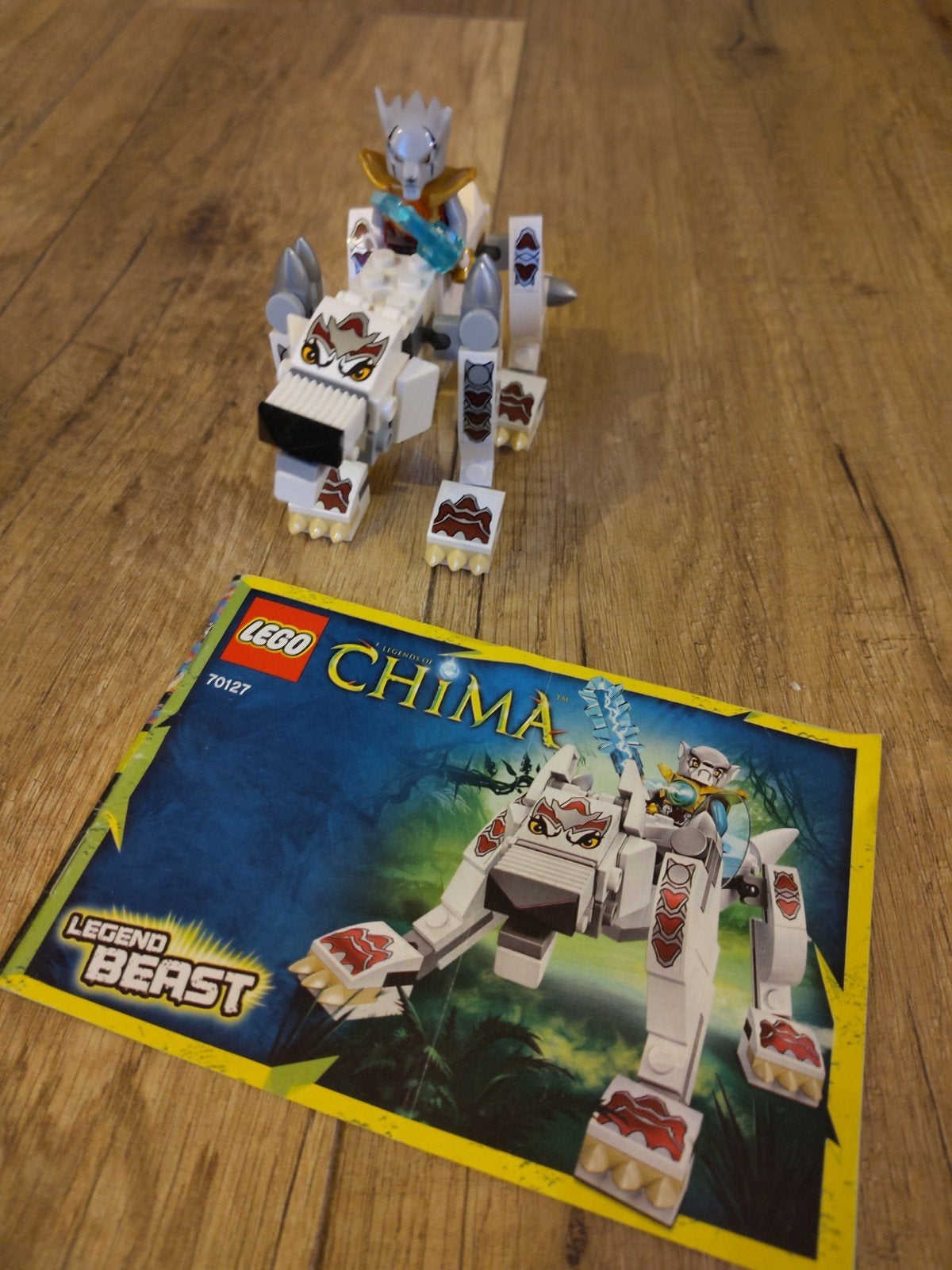 LEGO Chima 70127 Legend Beast Wolf compleet met minifiguur, Ophalen, Gebruikt, Overige thema's, Lego