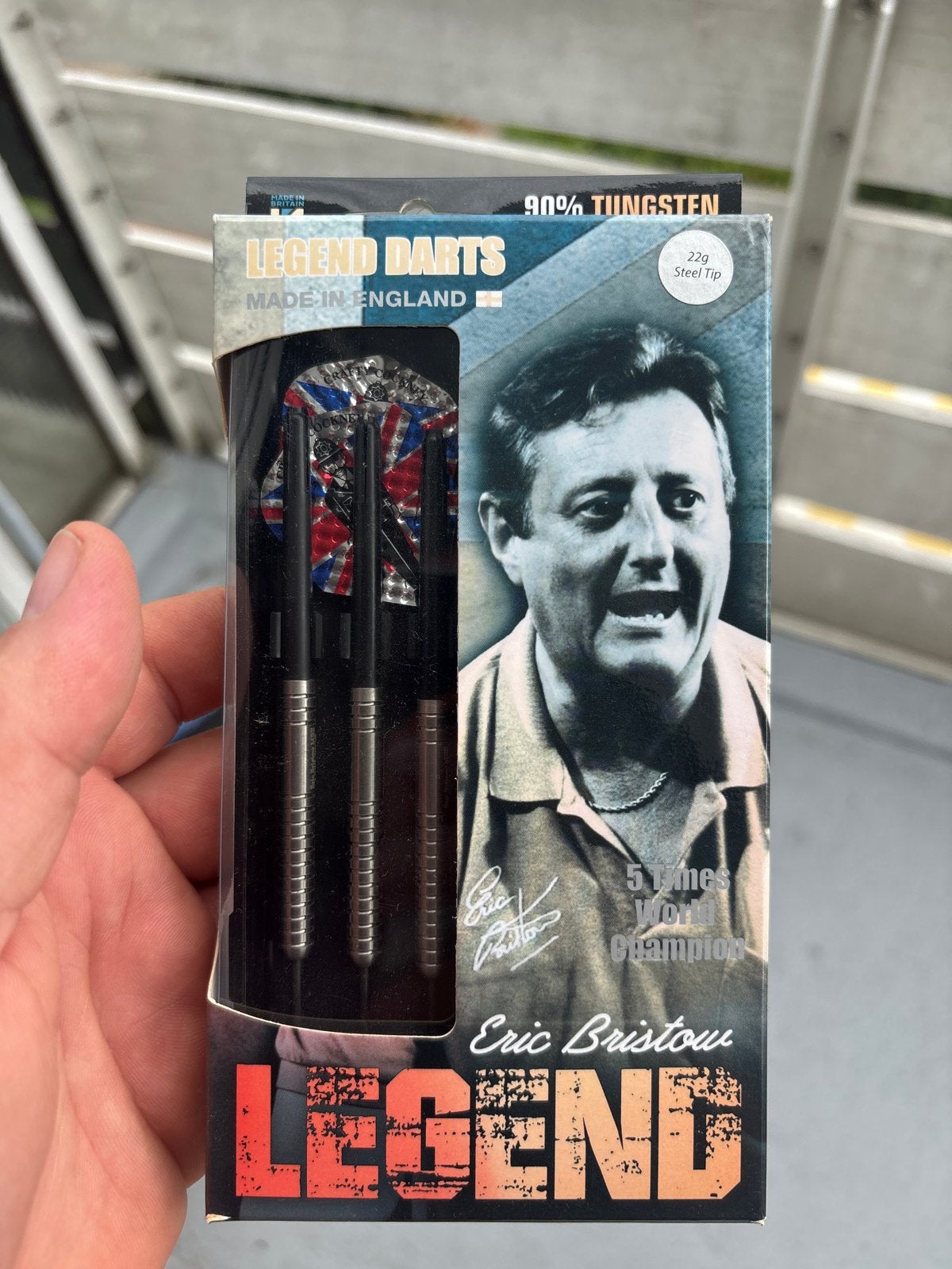 Legend Darts Eric Bristow 90% Tungsten 22g - Nieuw in doos, Ophalen of Verzenden, Nieuw, Pijlen