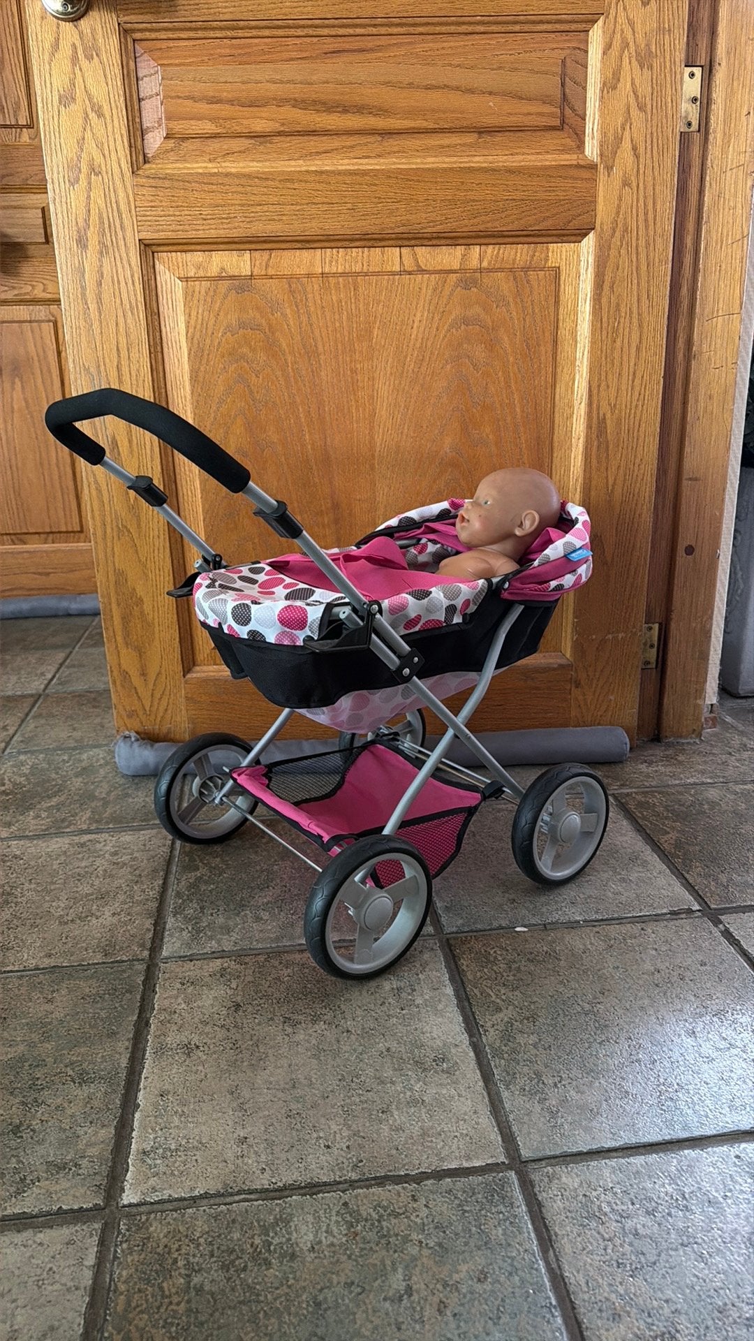 Prima poppenwagen met pop, Kinderen en Baby's, Ophalen, Gebruikt, Babypop