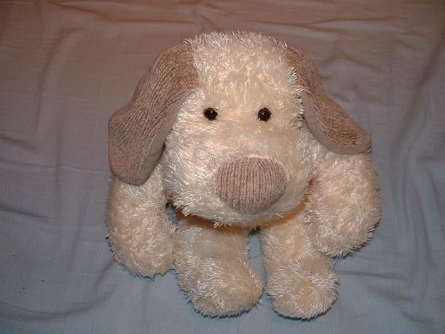 TIAMO HOND ZACHTE BADSTOF LANGHARIG WIT MET BEIGE, Ophalen of Verzenden, Nieuw, Overige typen