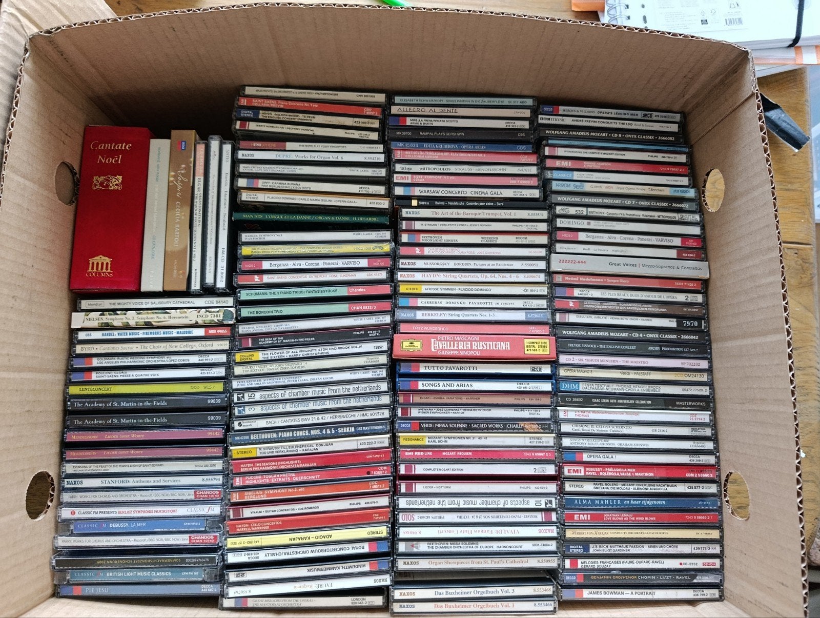 250 Klassieke cd's EMI, DG, Sony, Decca. BCC music, Naxos, Ophalen, Zo goed als nieuw