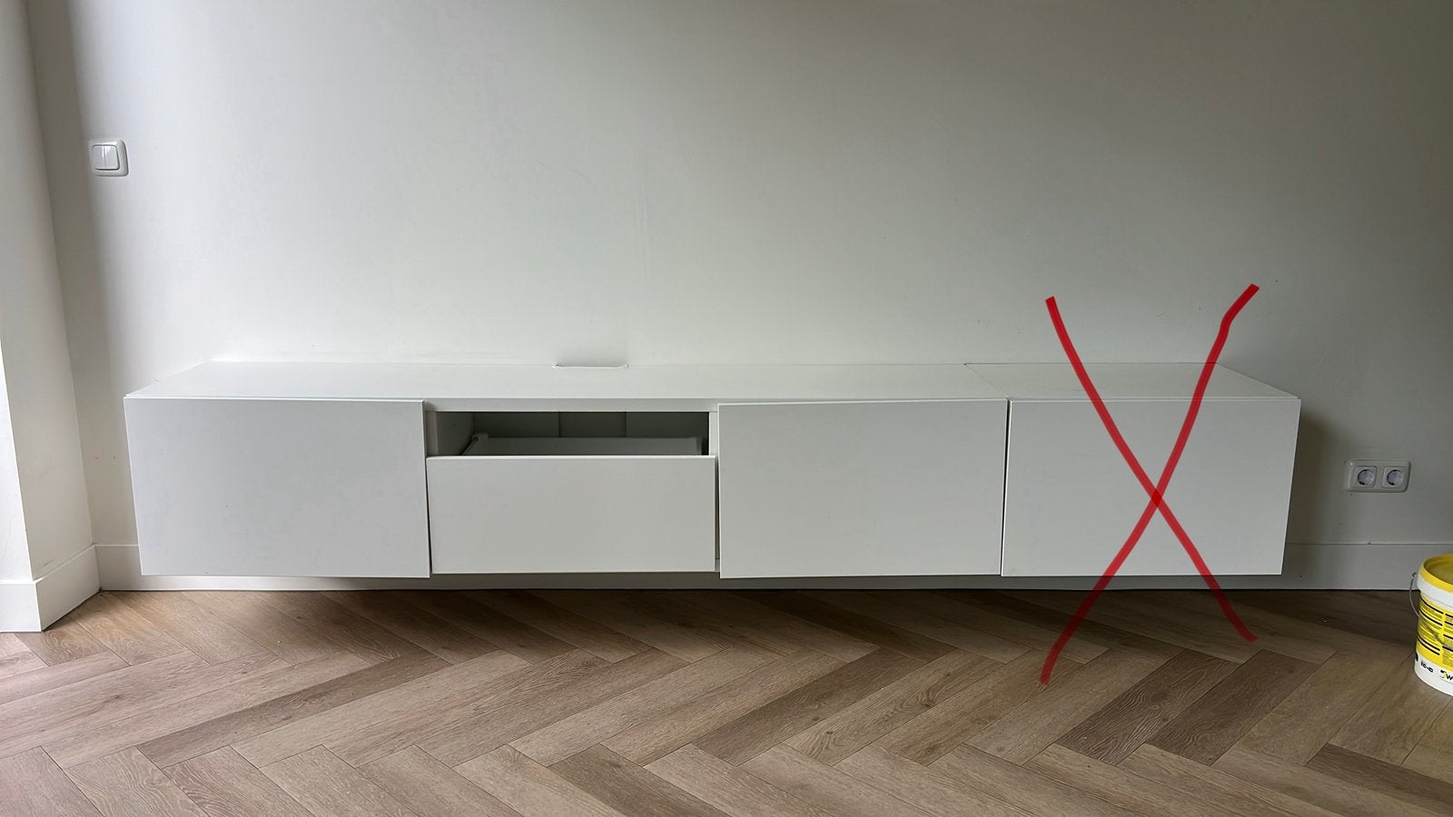 Ikea Besta TV meibel, Huis en Inrichting, Ophalen, Gebruikt, 150 tot 200 cm, Minder dan 100 cm
