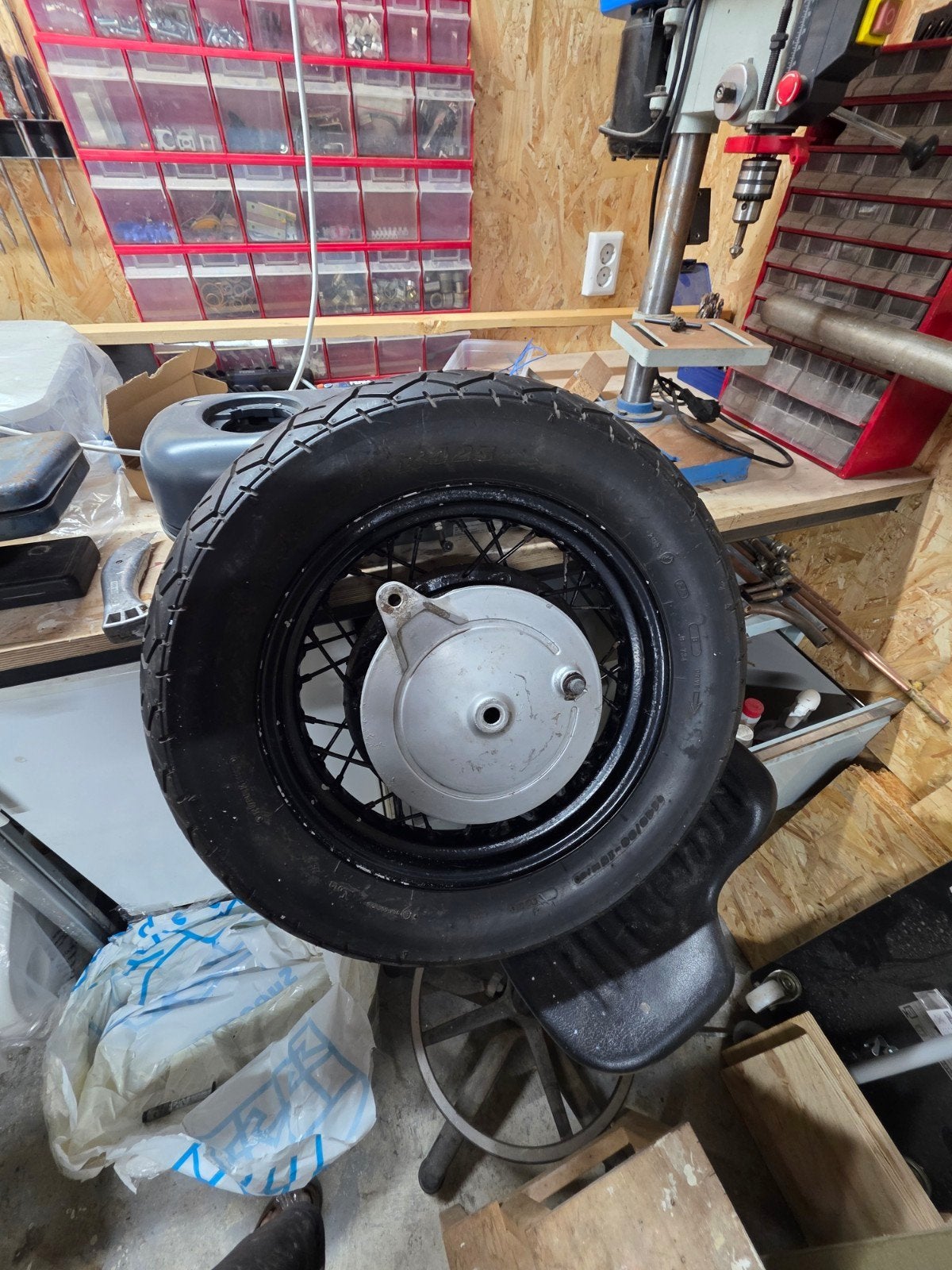 Yamaha Virago Spaak Achterwiel, Motoren, Ophalen, Gebruikt