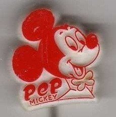Speldje PEP MICKEY MOUSE (A5), Ophalen of Verzenden, Gebruikt, Overige onderwerpen