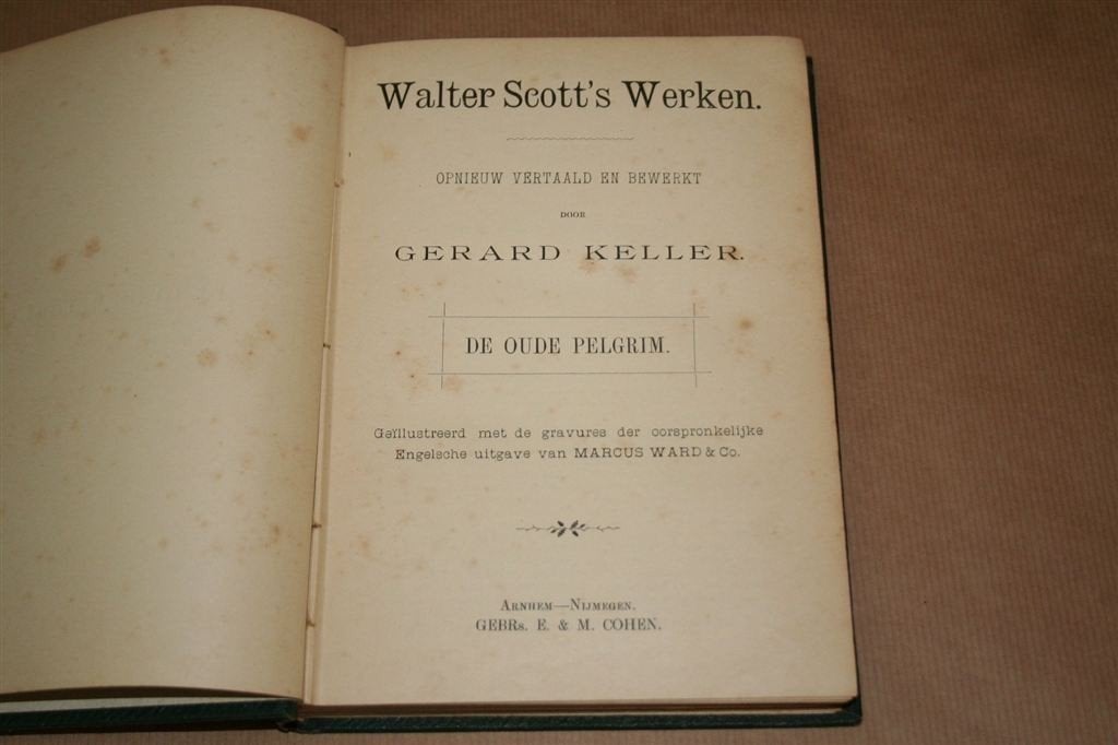 Walter Scott. De oude pelgrim. 1894., Antiek en Kunst, Antiek | Boeken en Bijbels, Ophalen of Verzenden