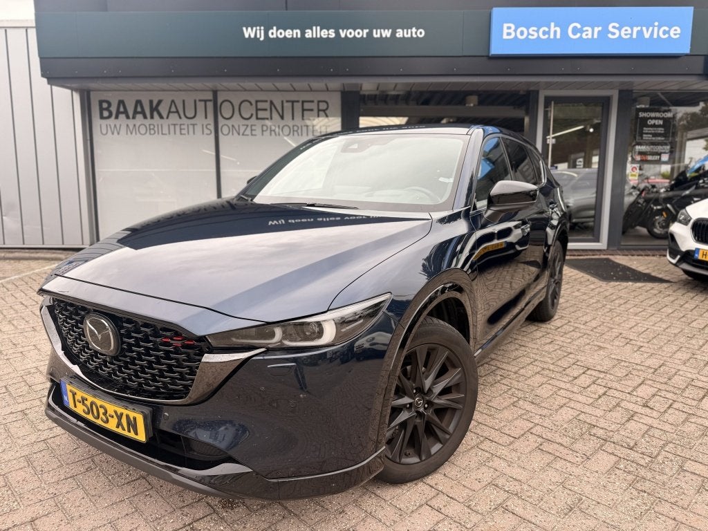 Mazda CX-5 2.0 SAG 165 Homura | Trekhaak | 360 | ACC, Auto's, Gebruikt, Euro 6, 4 cilinders, Blauw