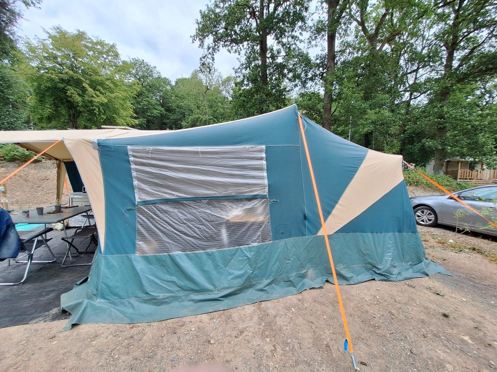 Tentdoek Trigano Odyssee 2005 (alleen het doek), Caravans en Kamperen, Tenten, Ophalen, Gebruikt