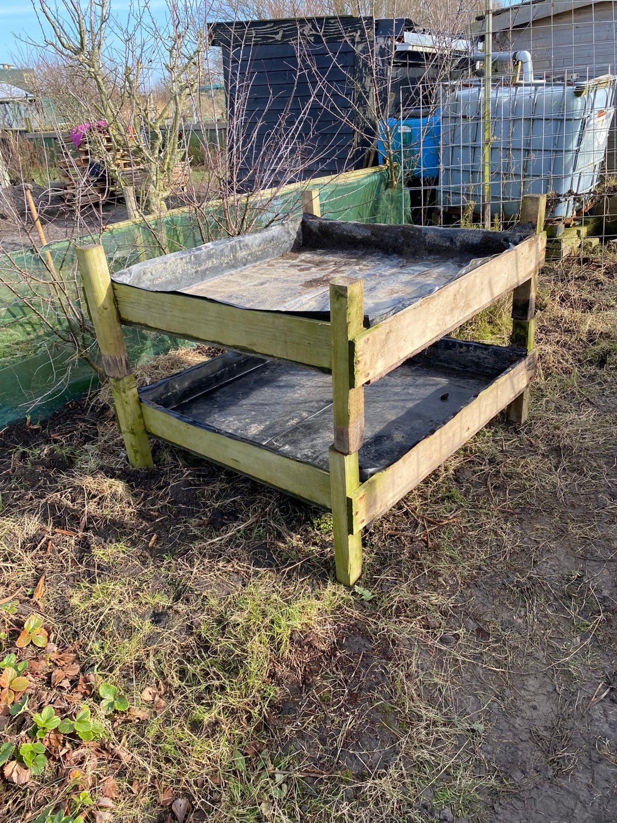 5 grote kweekbakken voor moesttuin, Ophalen, Gebruikt, 100 cm of meer, Vierkant