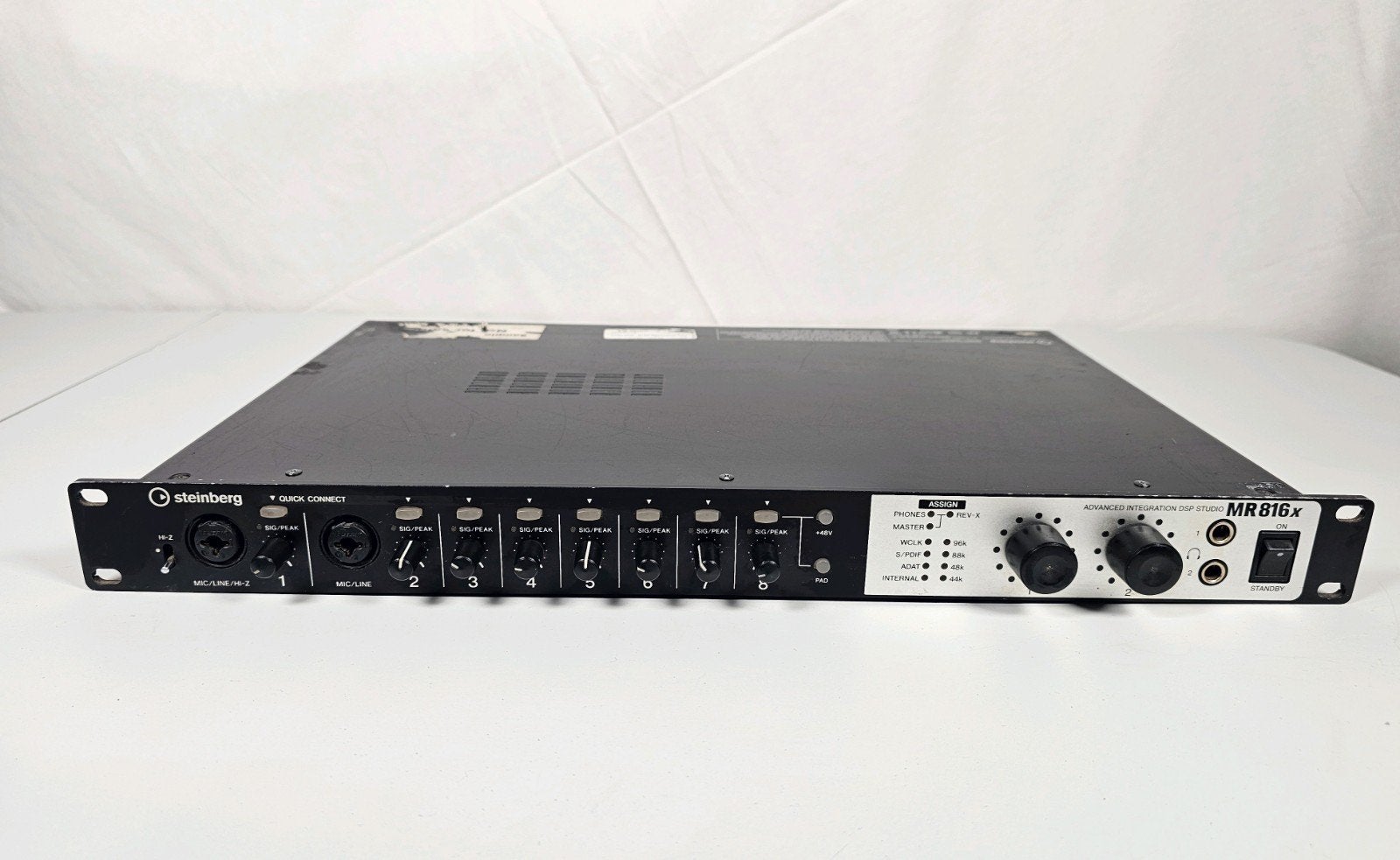 Steinberg MR816X Audio Interface – C-Grade, Audio, Gebruikt, Ophalen of Verzenden, Nvt