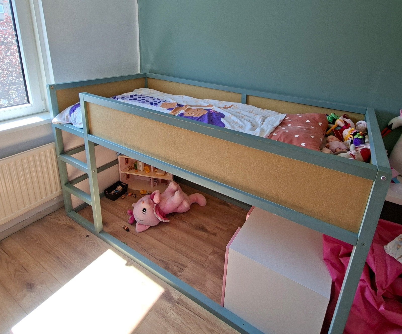 IKEA Kura bed - omkeerbaar kinderbed/stapelbed, Kinderen en Baby's, Kinderkamer | Bedden, Ophalen, 85 tot 100 cm, Gebruikt, Lattenbodem