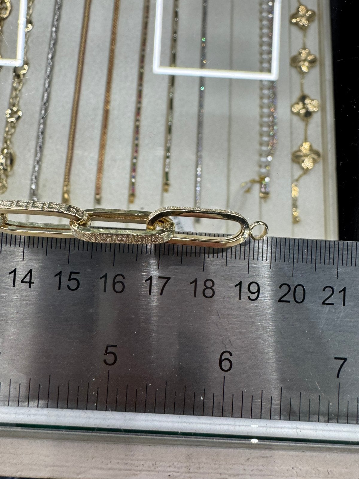Foto 5 van 14K Goud - Gouden Ketting + Armband - 14Karaat - Nieuw —