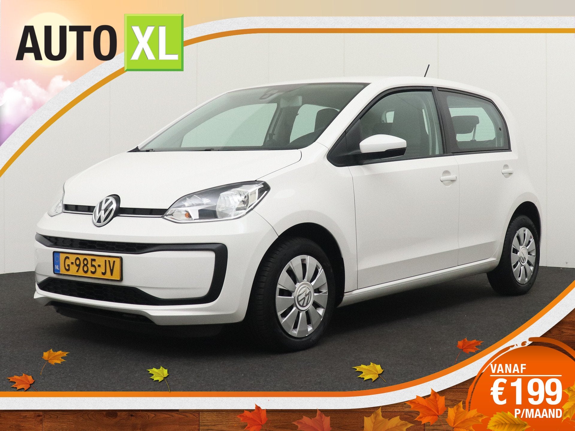 Volkswagen up! 1.0 Move up! NW-Model Multimedia-Scherm Bluet, Voorwielaandrijving, Dealer onderhouden, Stof, Gebruikt