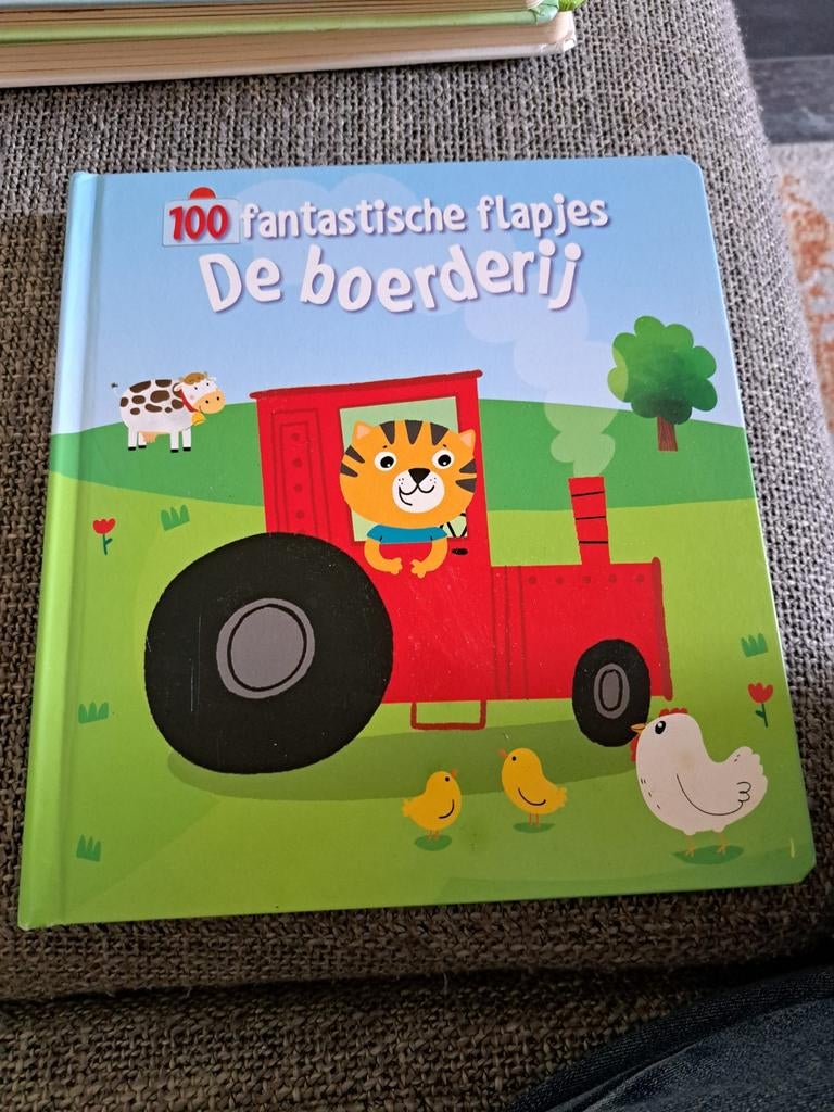 100 fantastische flapjes De boerderij, Ophalen, Zo goed als nieuw, Uitklap-, Voel- of Ontdekboek, 2 tot 3 jaar