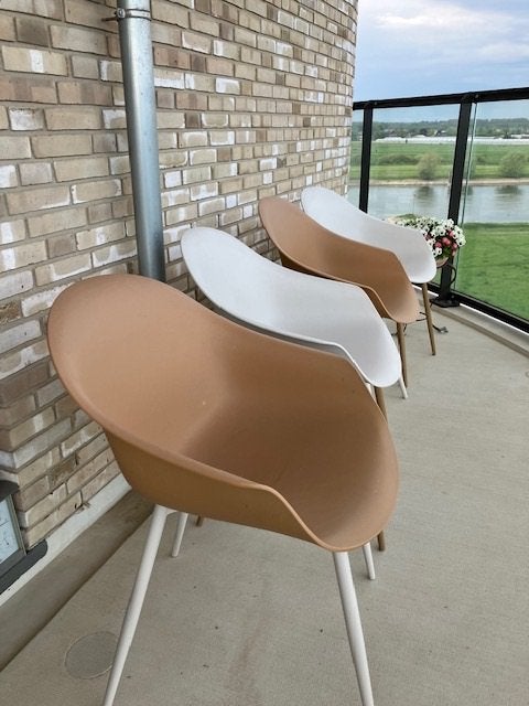 Terrasstoelen, Ophalen, Zo goed als nieuw, Kunststof, Stapelbaar