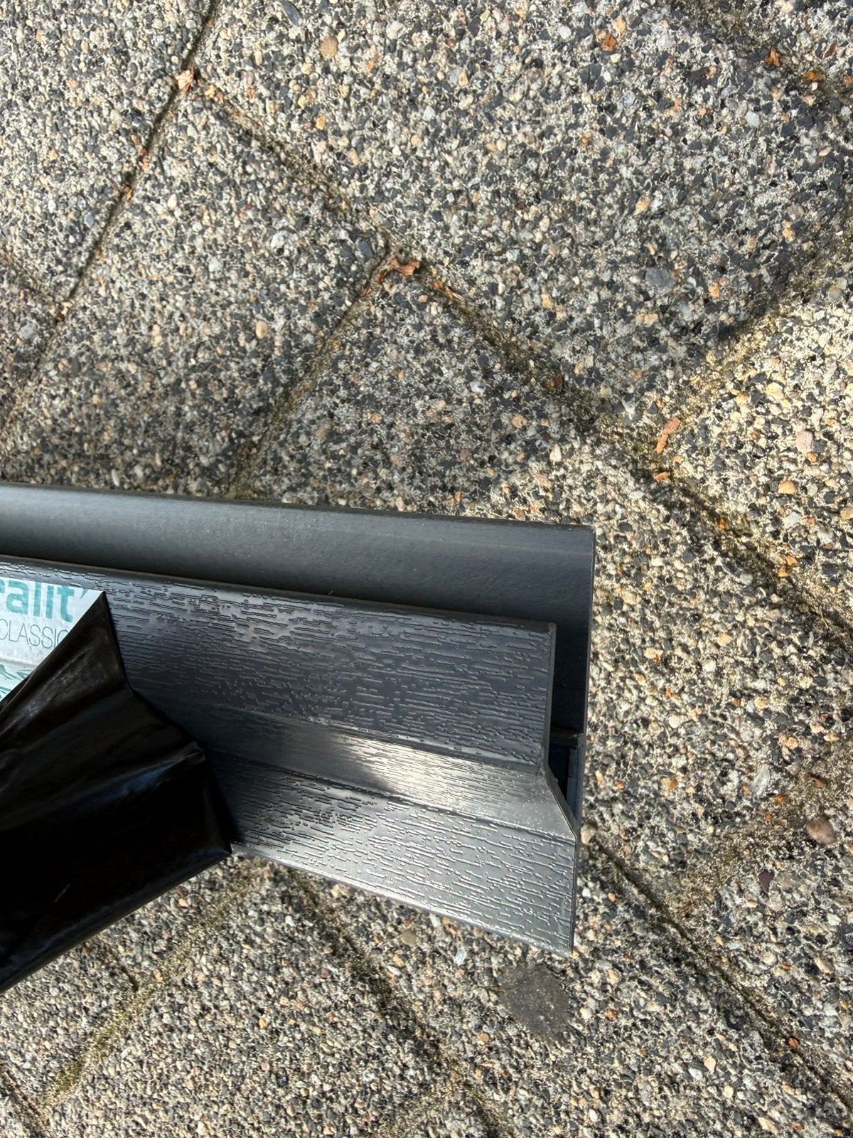 Keralit trim/kraal aansluitprofiel Antraciet RAL7016 gevelbe, Ophalen, Kunststof, Zwart, Overige typen