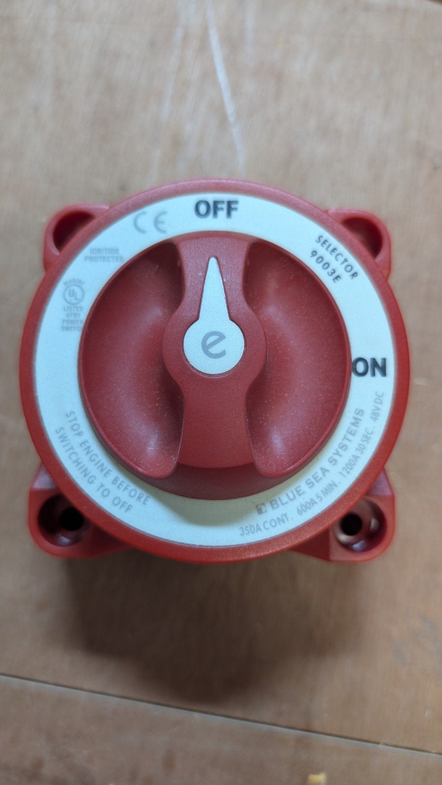 Blue Sea Systems Accuschakelaar Selector 9003E, Ophalen of Verzenden, Gebruikt, Motor en Techniek