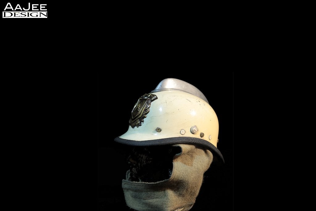 Vintage Nederlandse brandweerhelm – aluminium kam, Ophalen of Verzenden, Overige soorten, Nederland, Helm of Baret