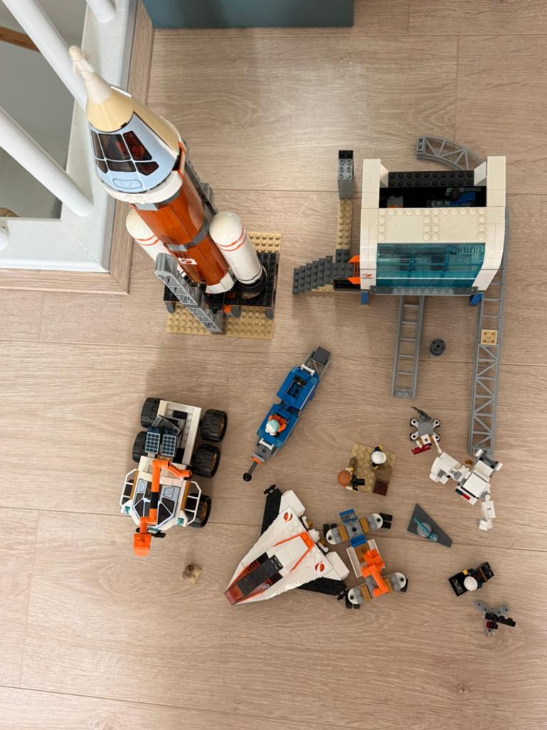 LEGO City Ruimtevaart sets (60228, 60225, 60430, 31134), Ophalen of Verzenden, Gebruikt