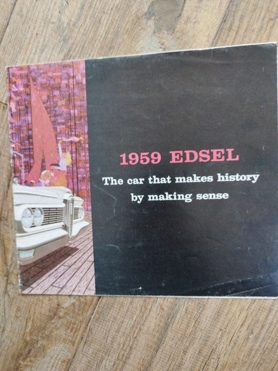 Edsel brochure 1958 - The car that makes history, Ophalen of Verzenden, Zo goed als nieuw, Overige merken, Edsel