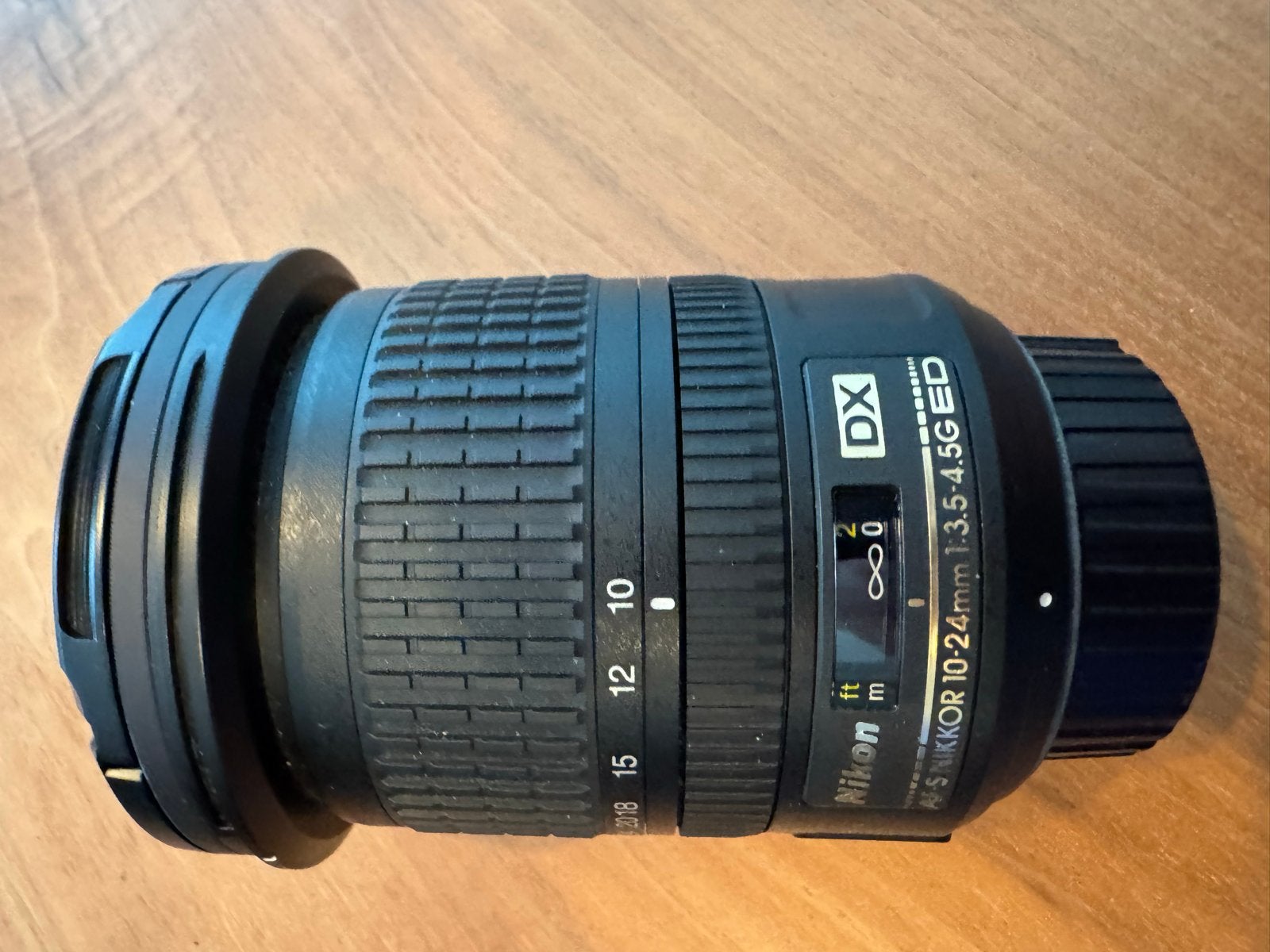 Nikon AF-S DX Nikkor 10-24mm f/3.5-4.5G ED Groothoeklens, Ophalen of Verzenden, Zo goed als nieuw, Groothoeklens, Zoom