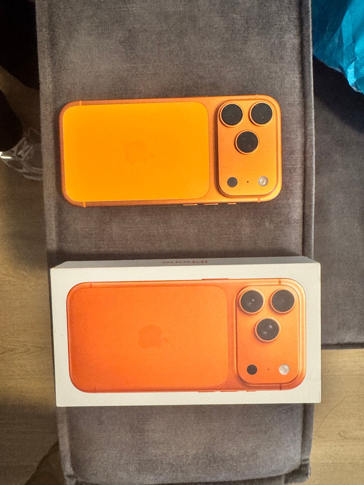 Oranje iPhone 17Pro 256gb - Zo goed als nieuw, Telecommunicatie, 99 %, Overige modellen, Zo goed als nieuw, Zonder simlock