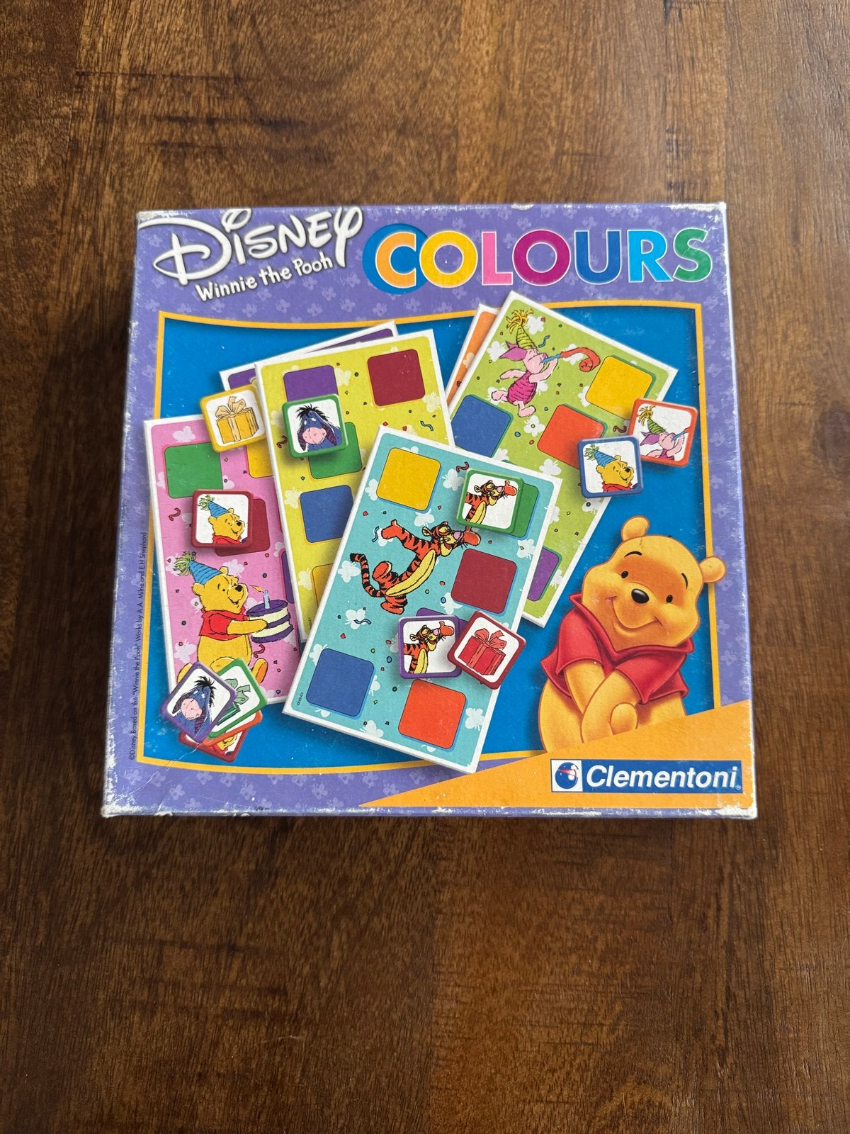 Disney Winnie the Pooh Colours bordspel Clementoni, Ophalen of Verzenden, Gebruikt