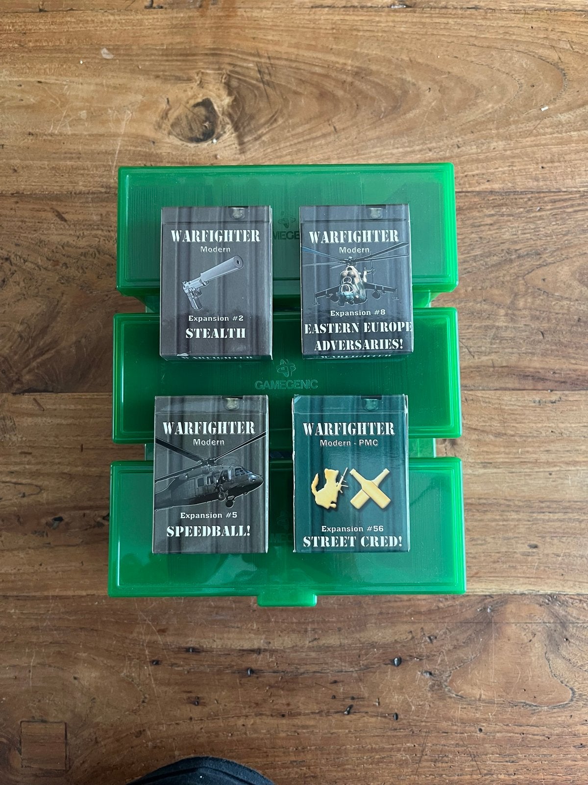 Warfighter: The Modern Special Forces Card Game + 4 Uitbreid, Een of twee spelers, Ophalen of Verzenden, Zo goed als nieuw
