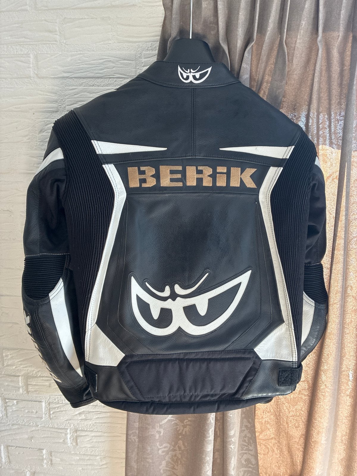 Berik Leren Motorjas - Maat 50, Motoren, Ophalen, Tweedehands, Heren, Jas | leer