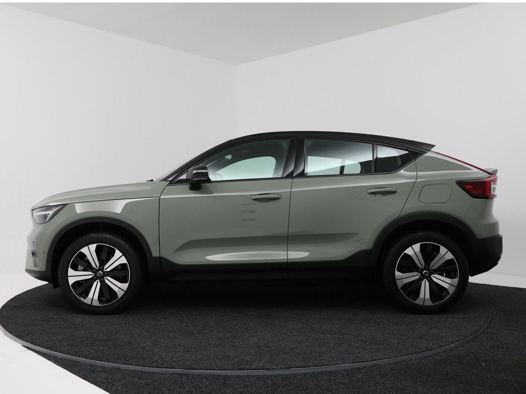 Volvo C40 Recharge Twin Intro Edition 78 kWh | SOH 93,3% | O, Auto's, Volvo, 12 maanden, Zwart, 24 min, Alcantara