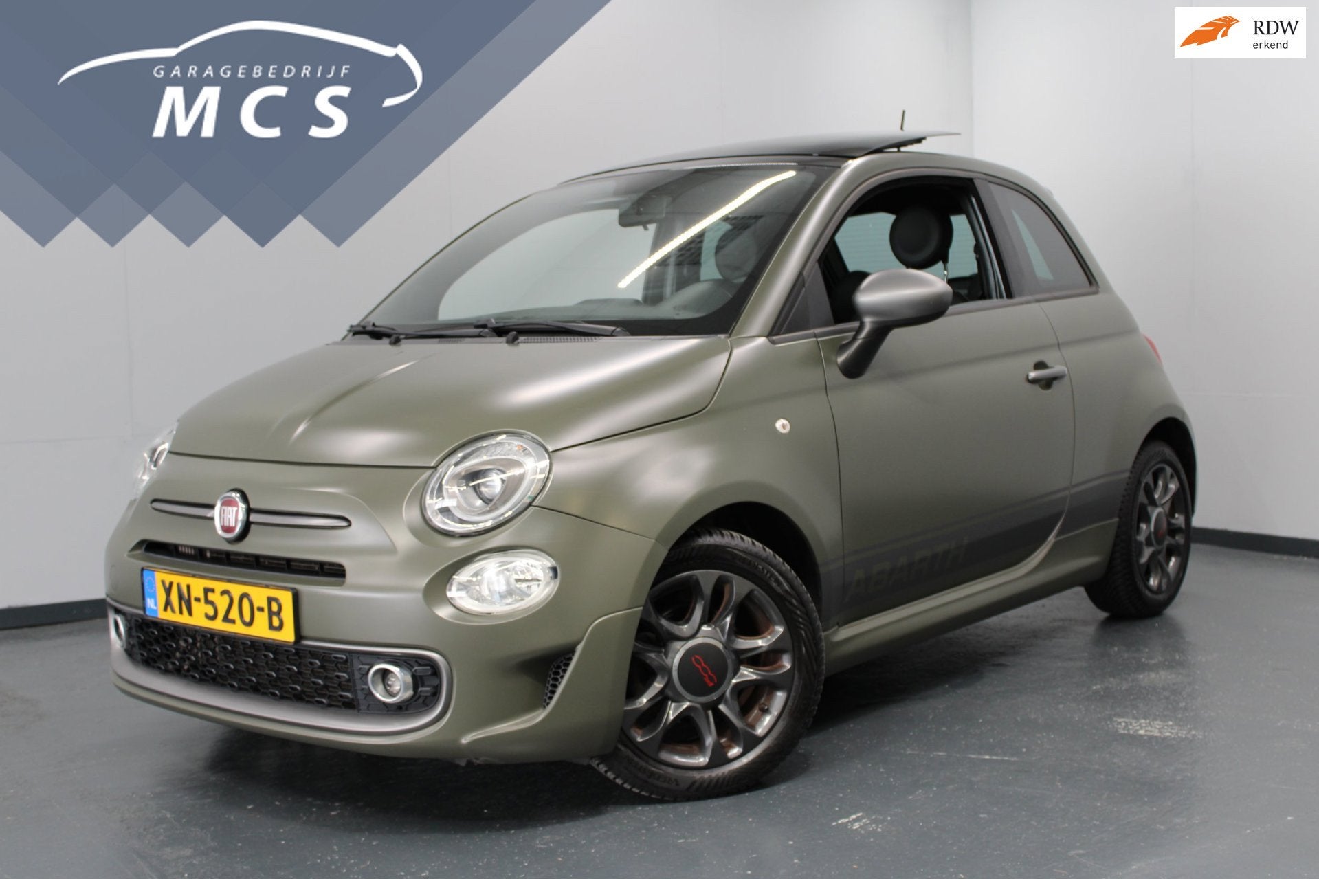 Fiat 500 0.9 TwinAir Turbo Sport / Airco / Pano / LM velgen, Auto's, Fiat, Voorwielaandrijving, Gebruikt, Leder en Stof, Handgeschakeld