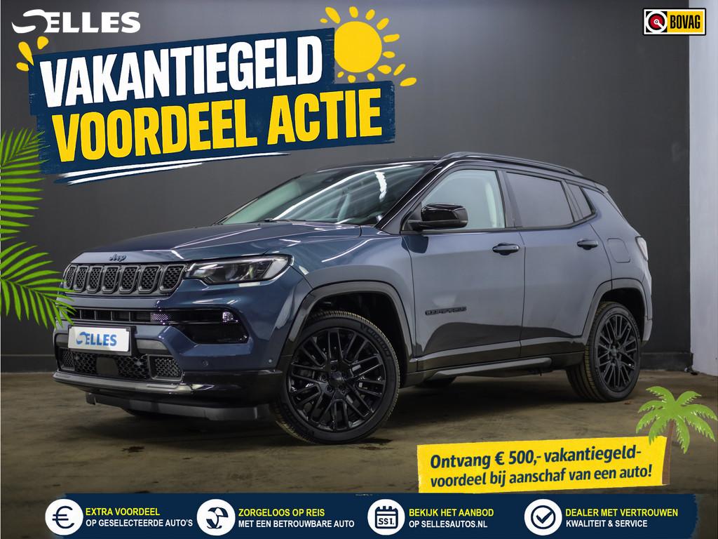 Jeep Compass 4xe 240 Plug-in Hybrid Electric S | SOH 90,2% |, Automaat, 4 cilinders, Blauw, Bedrijf