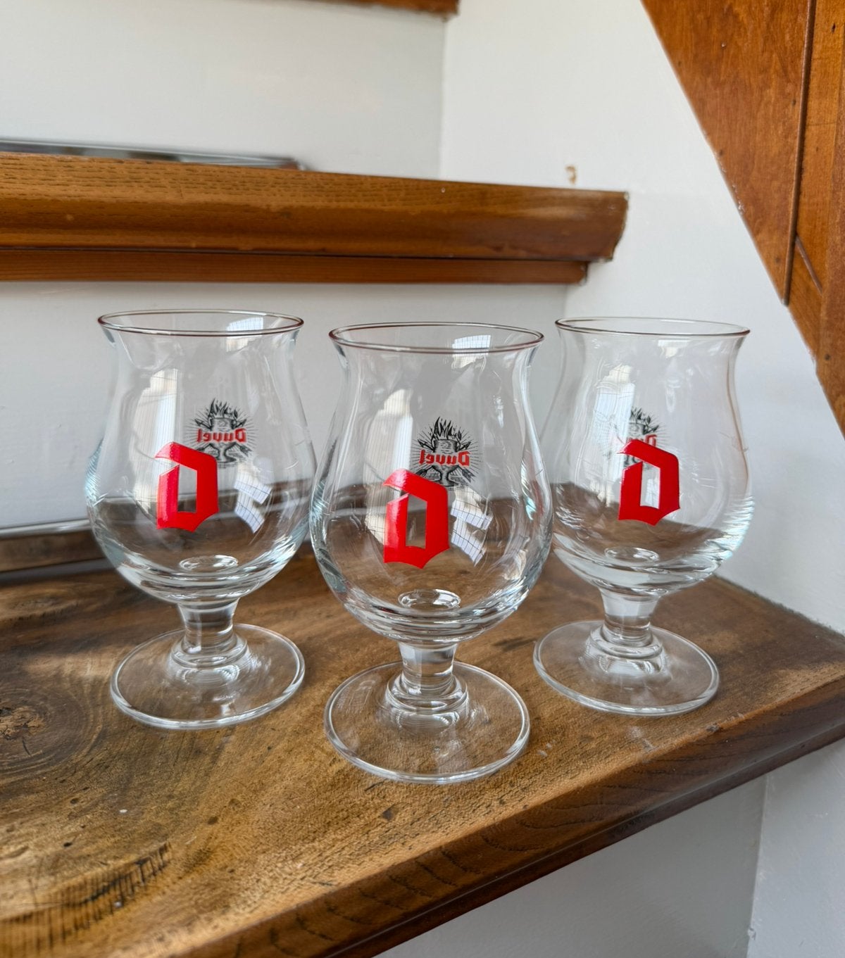 3x Duvel proef bierglas 'Apero' 16,5cl, Ophalen of Verzenden, Zo goed als nieuw, Glas of Glazen, Duvel