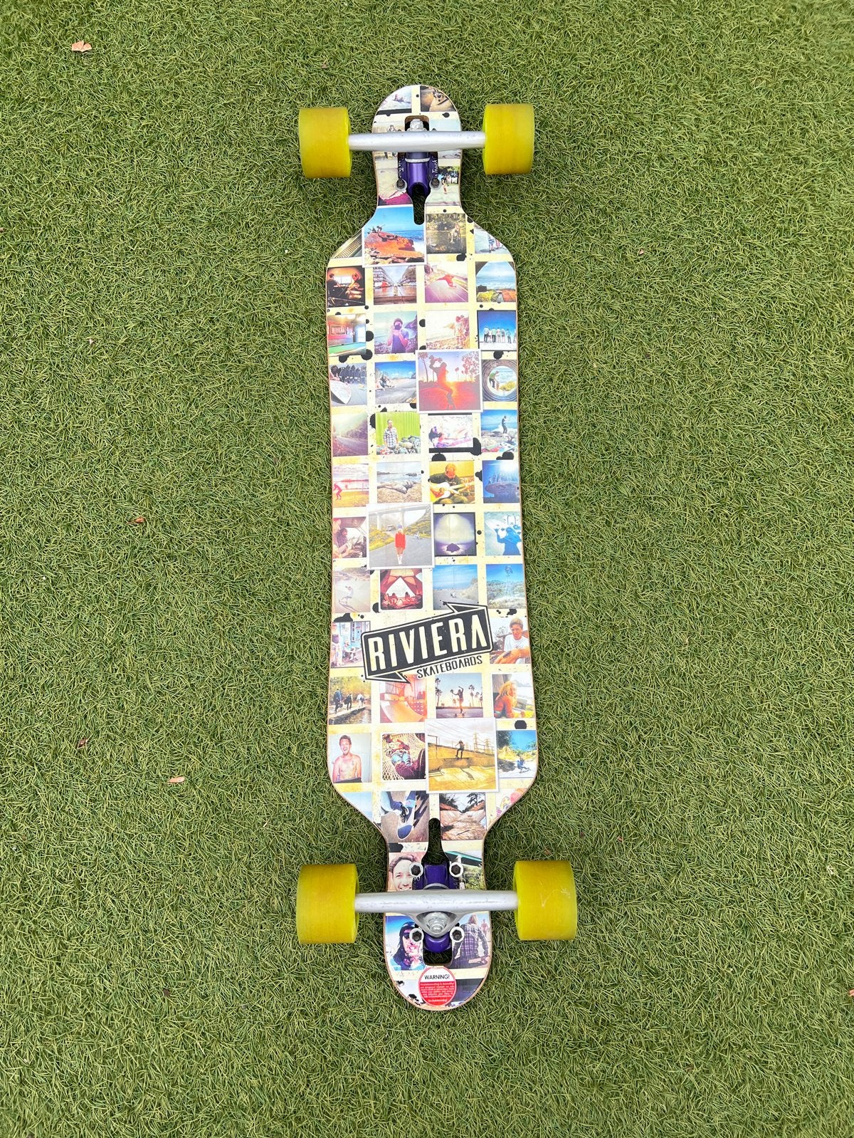 Longboard Riviera Speciale Editie - Zo goed als nieuw, Sport en Fitness, Skateboarden, Ophalen, Zo goed als nieuw, Overige typen