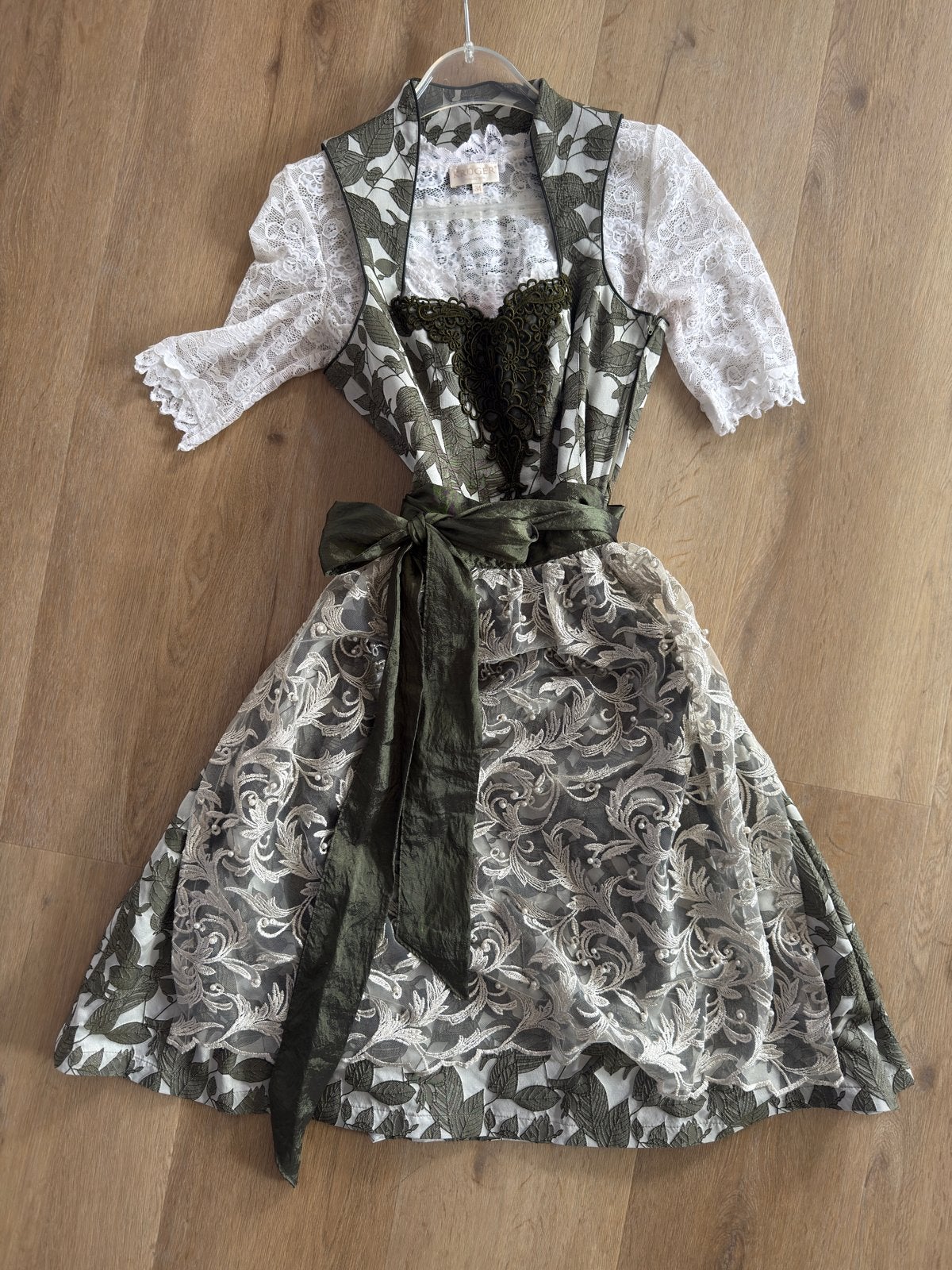 Dirndl groen Tramantana maat 34, Ophalen of Verzenden, Zo goed als nieuw, Maat 34 (XS) of kleiner, Boven de knie