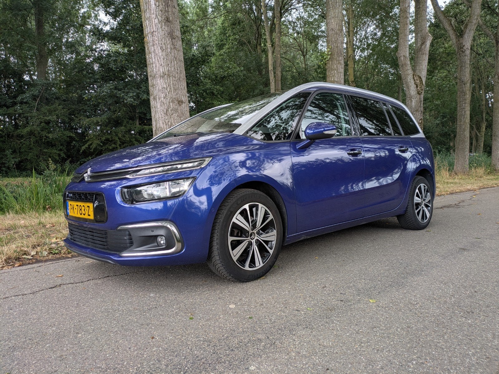 Citroën C4 Grand Picasso 1.2 Aut. 7p 2017, Auto's, 1350 kg, Stof, Blauw, C4 (Grand) Picasso