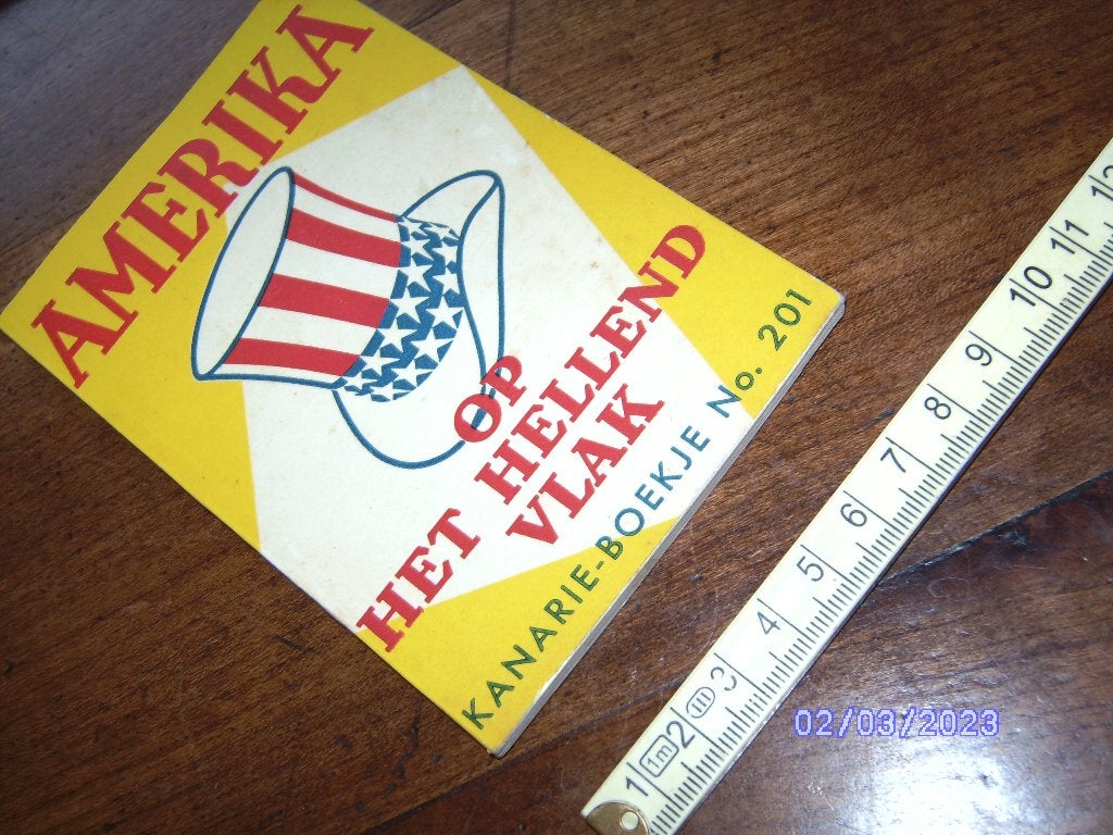 boekje Amerika op het Hellende vlak. Kanariereeks 201, 20e eeuw of later, Overige gebieden, Ophalen of Verzenden, Zo goed als nieuw