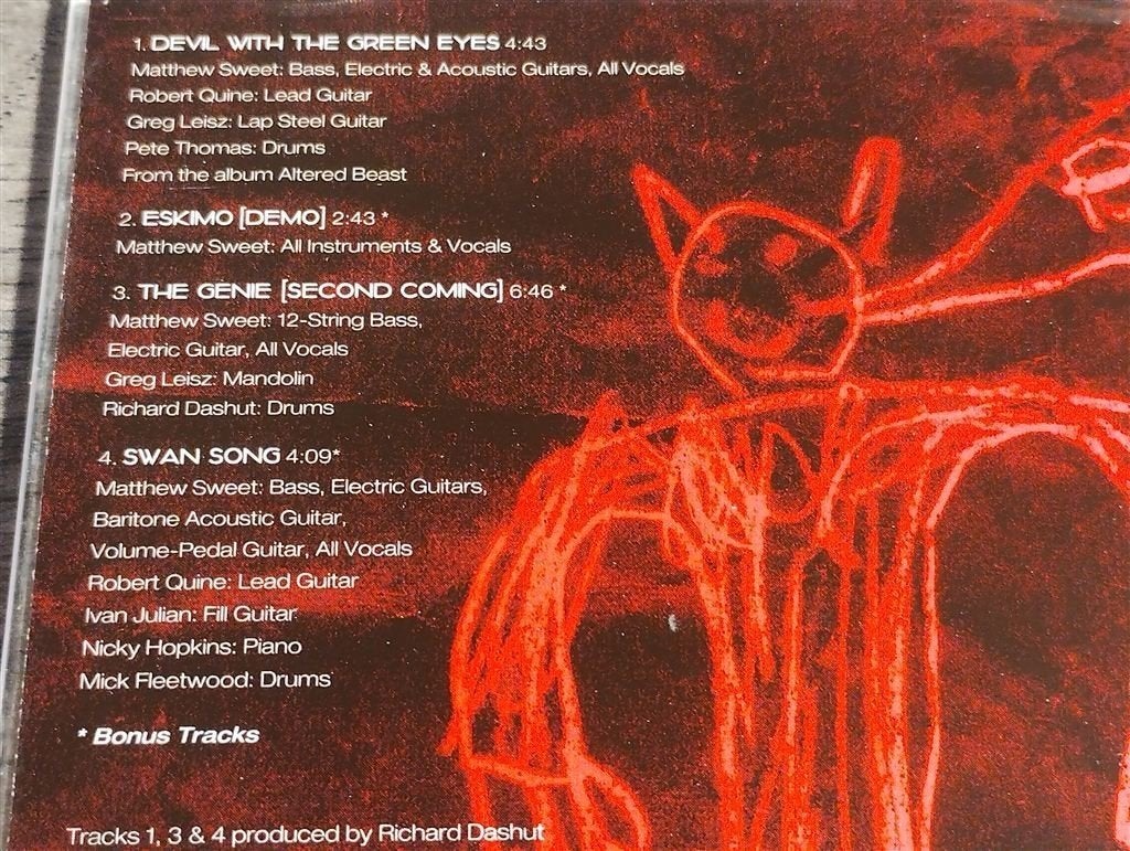 Matthew Sweet ‎– Devil With The Green Eyes, Ophalen of Verzenden, Zo goed als nieuw, Pop