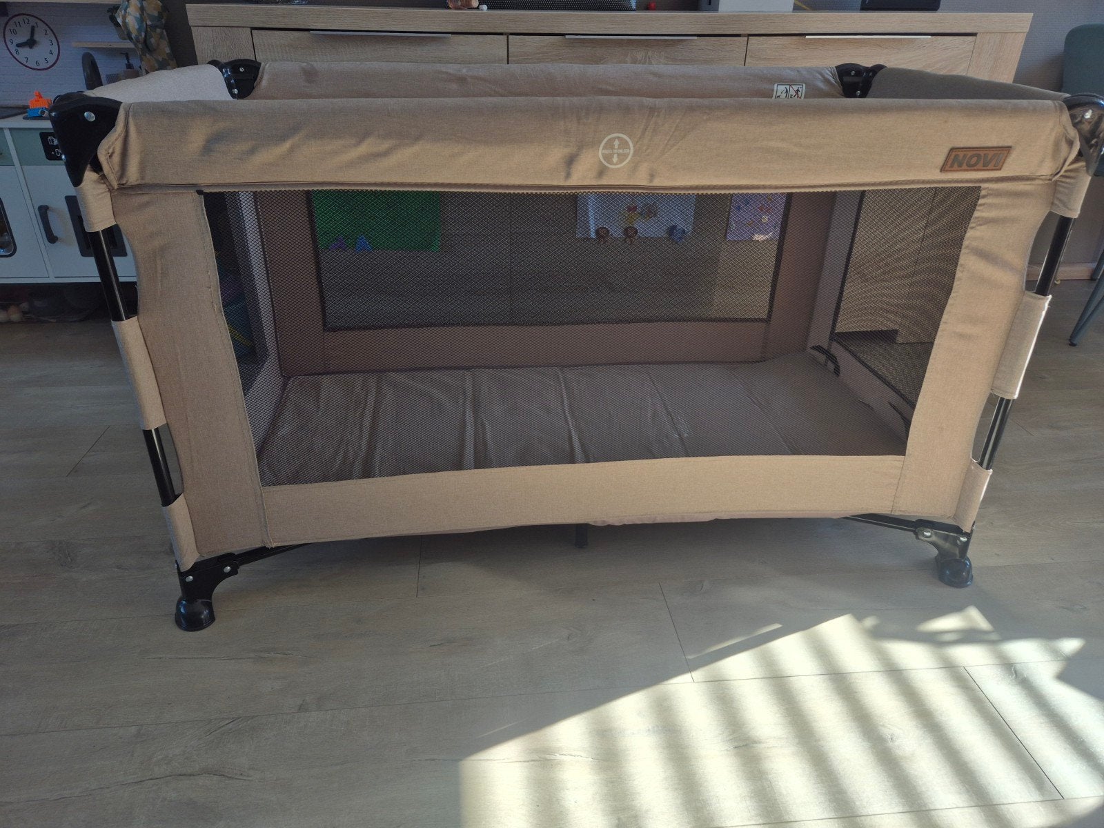 Novi Nora campingbed 60 x 120 cm - Compact en Handig, Ophalen, Zo goed als nieuw, Minder dan 140 cm, Minder dan 70 cm