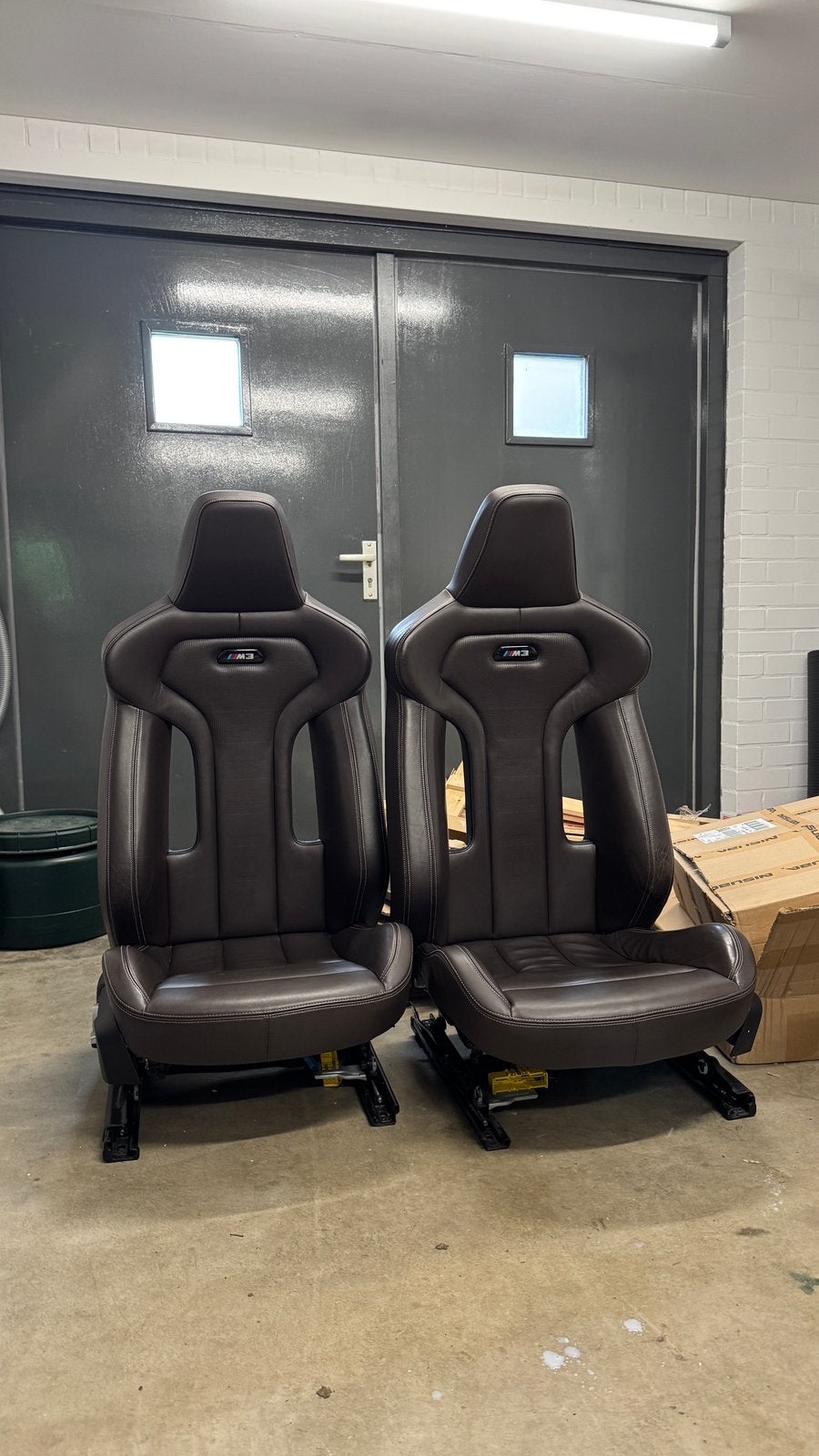 BMW F80 M3 Competition stoelen cohiba brown, Auto-onderdelen, Ophalen, Gebruikt, BMW