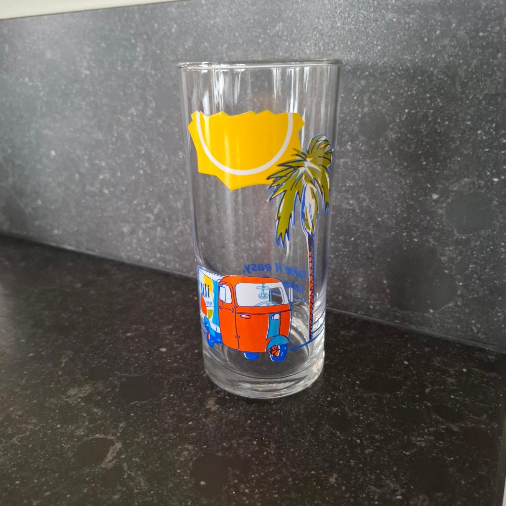 Sisi orange limonade glas nieuw, Ophalen of Verzenden, Nieuw, Gebruiksvoorwerp