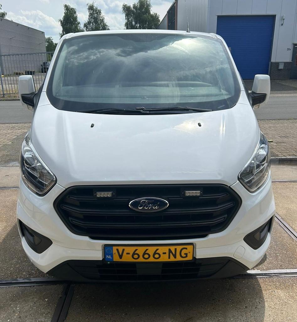 Ford Transit Custom 300 2.0 TDCI L2H1 Trend Airco|PDC|Cruise, Auto's, Bestelauto's, Voorwielaandrijving, Stof, 4 cilinders, Wit