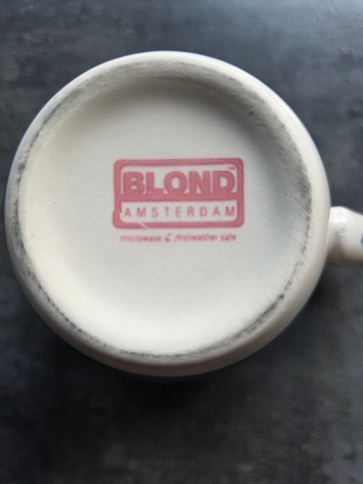 Blond Amsterdam Delfts Blond mok vroege uitgave 2000-2004, Ophalen of Verzenden, Zo goed als nieuw, Delftsblauw, Kop(pen) en/of Schotel(s)