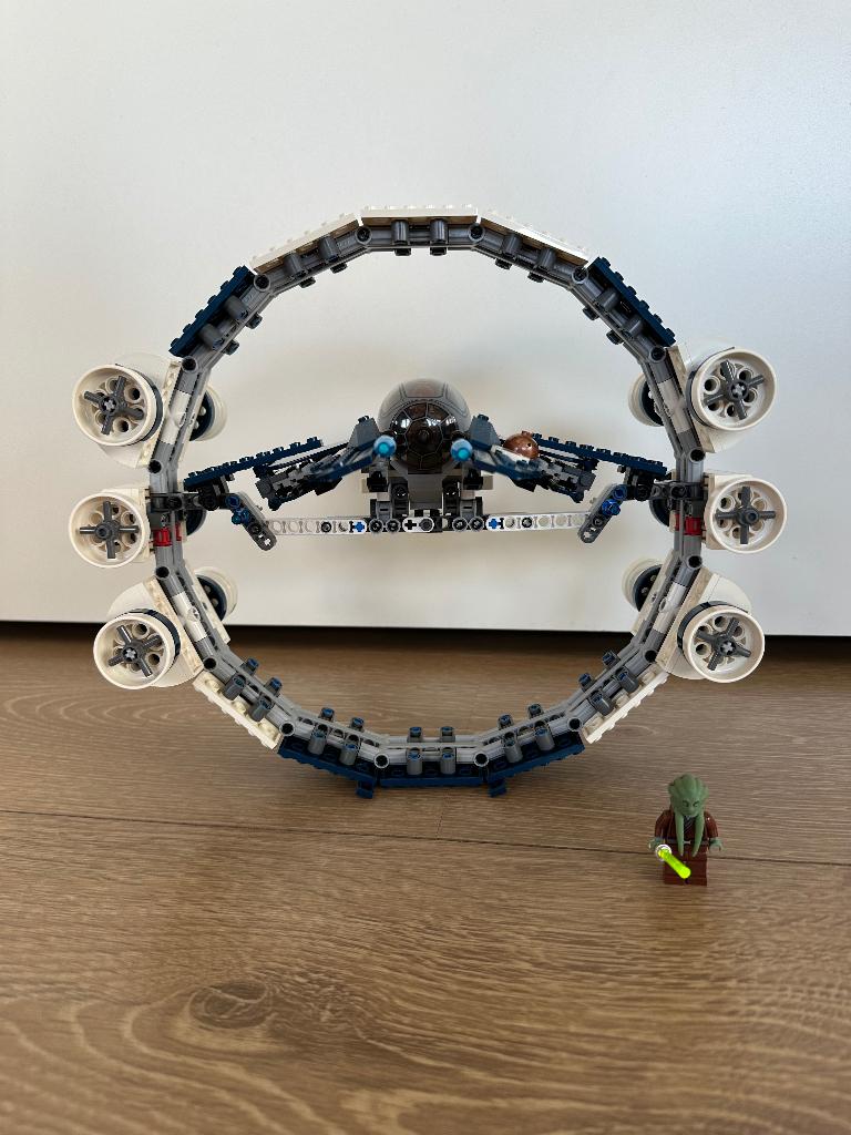 Lego Star Wars - Jedi Starfighter met Hyperdrive - 7661, Gebruikt, Star Wars, Lego, Ophalen of Verzenden