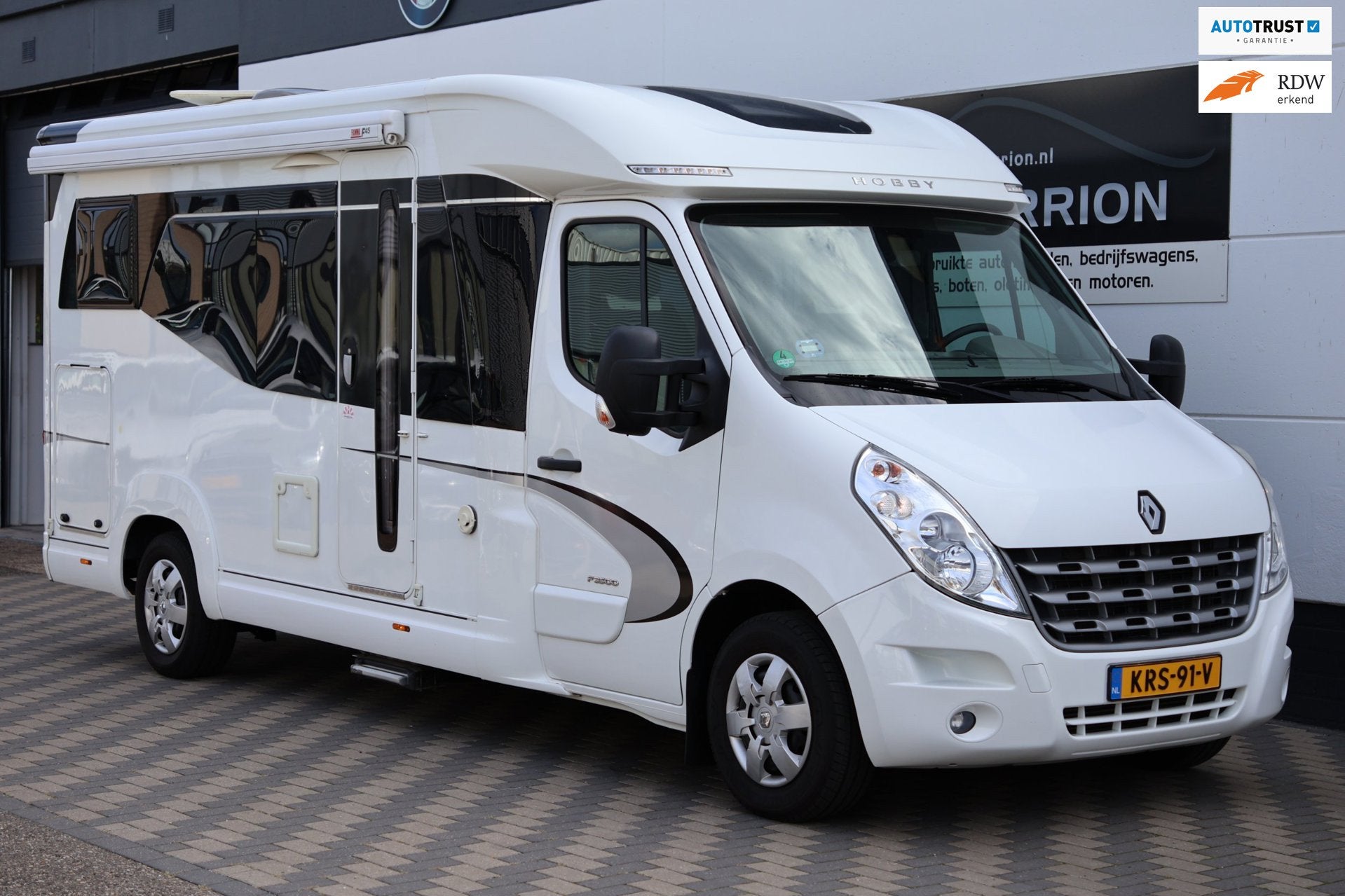 Renault Master Hobby Premium 60 GF uit 2014 slechts 59920 km, Caravans en Kamperen, Overige merken, Info@autocarrion.nl, 6 tot 7 meter