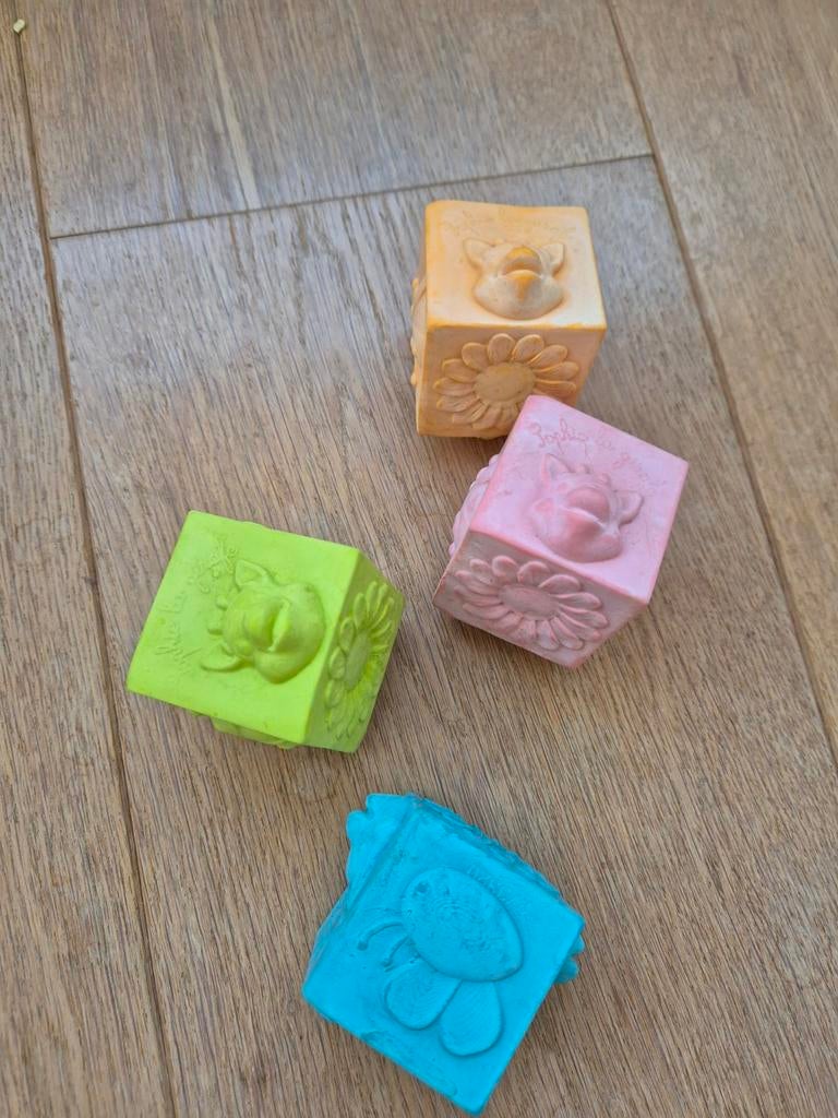 Zachte stapelblokken voor baby's - set van 4, Ophalen of Verzenden, Gebruikt, Overige typen